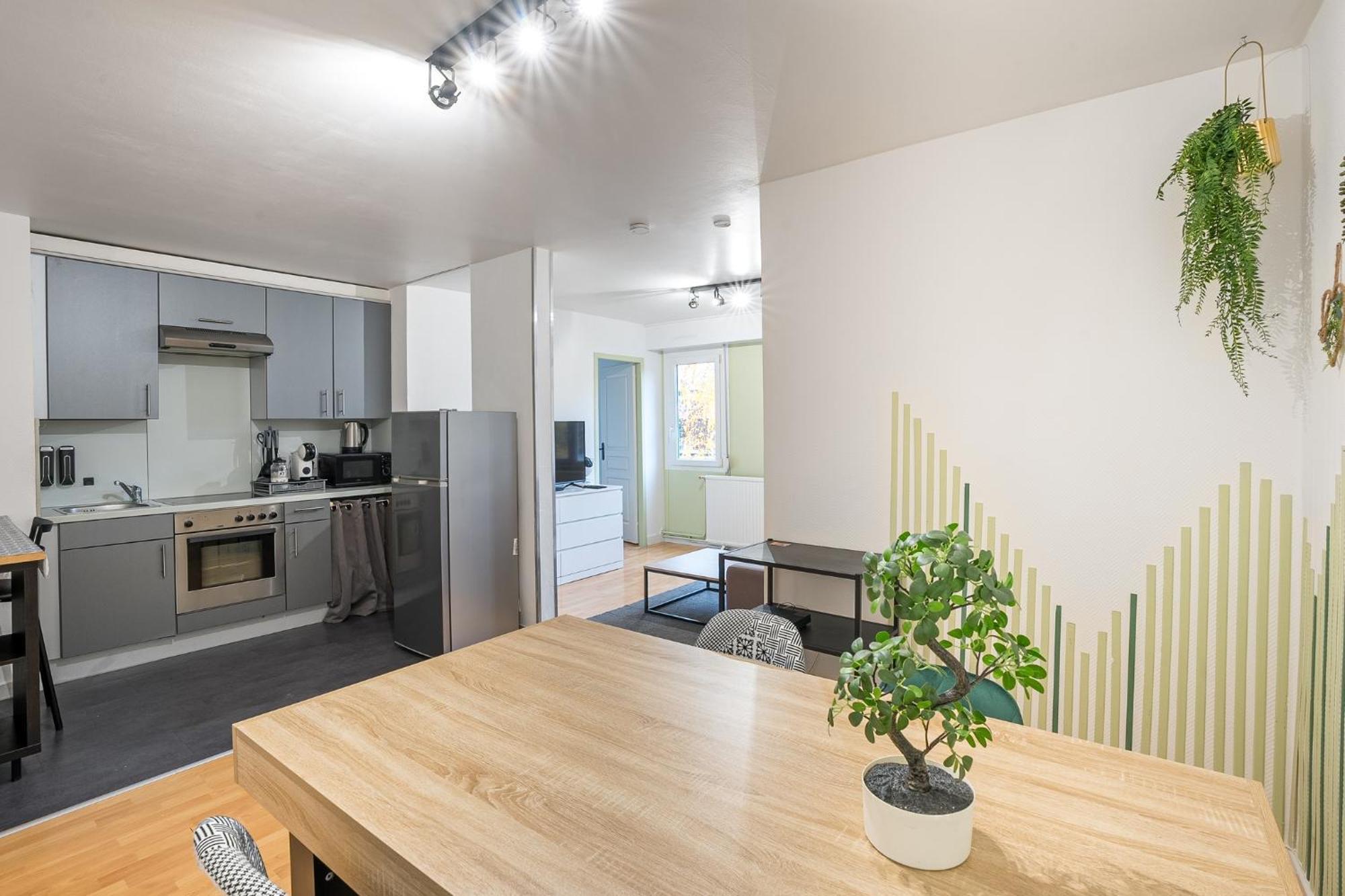 Appartement Cosy, Lumineux - 1ch'- 2 Lits - 4pers'- Streaming Metz